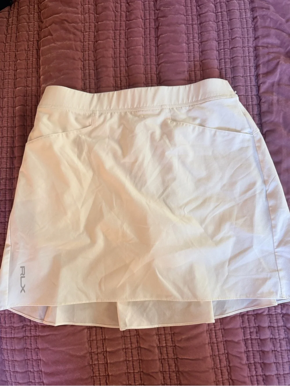 RLX Ralph Lauren White Athletic Tennis Skort